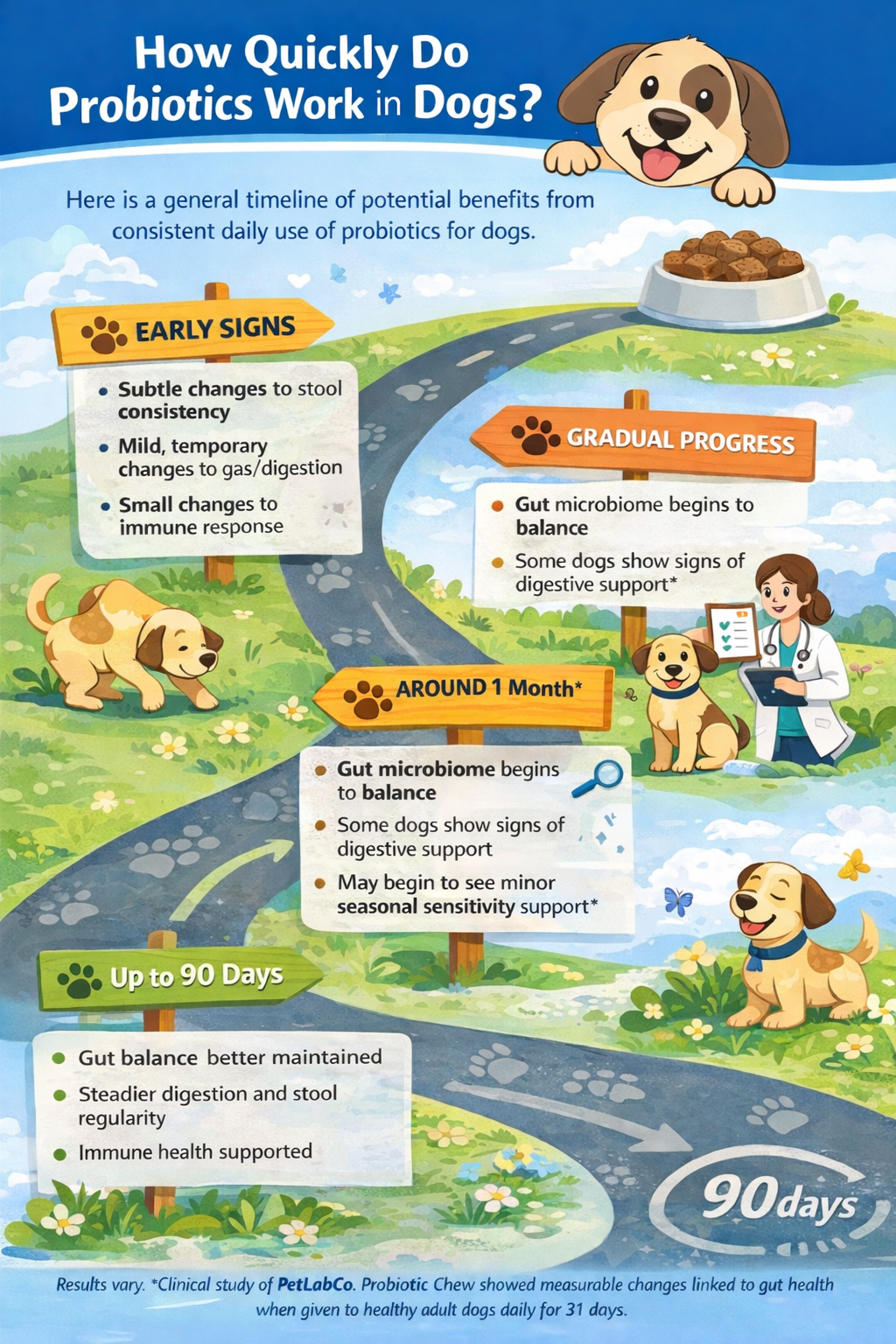How Long Does It Take for PetLabCo.’s Probiotic Chews To Work? - PetLab Co
