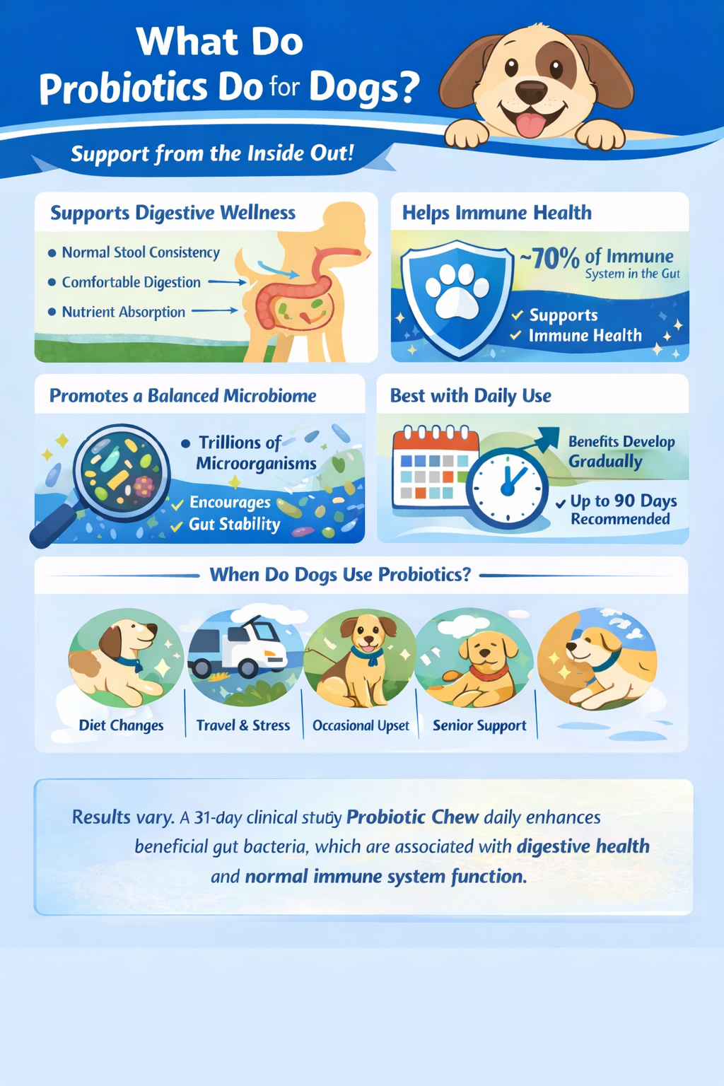 What Do Probiotics Do For Dogs? How Do They Help? - PetLab Co